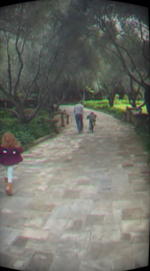 哈里與一對仔女相處的片段罕有曝光。(互聯網)