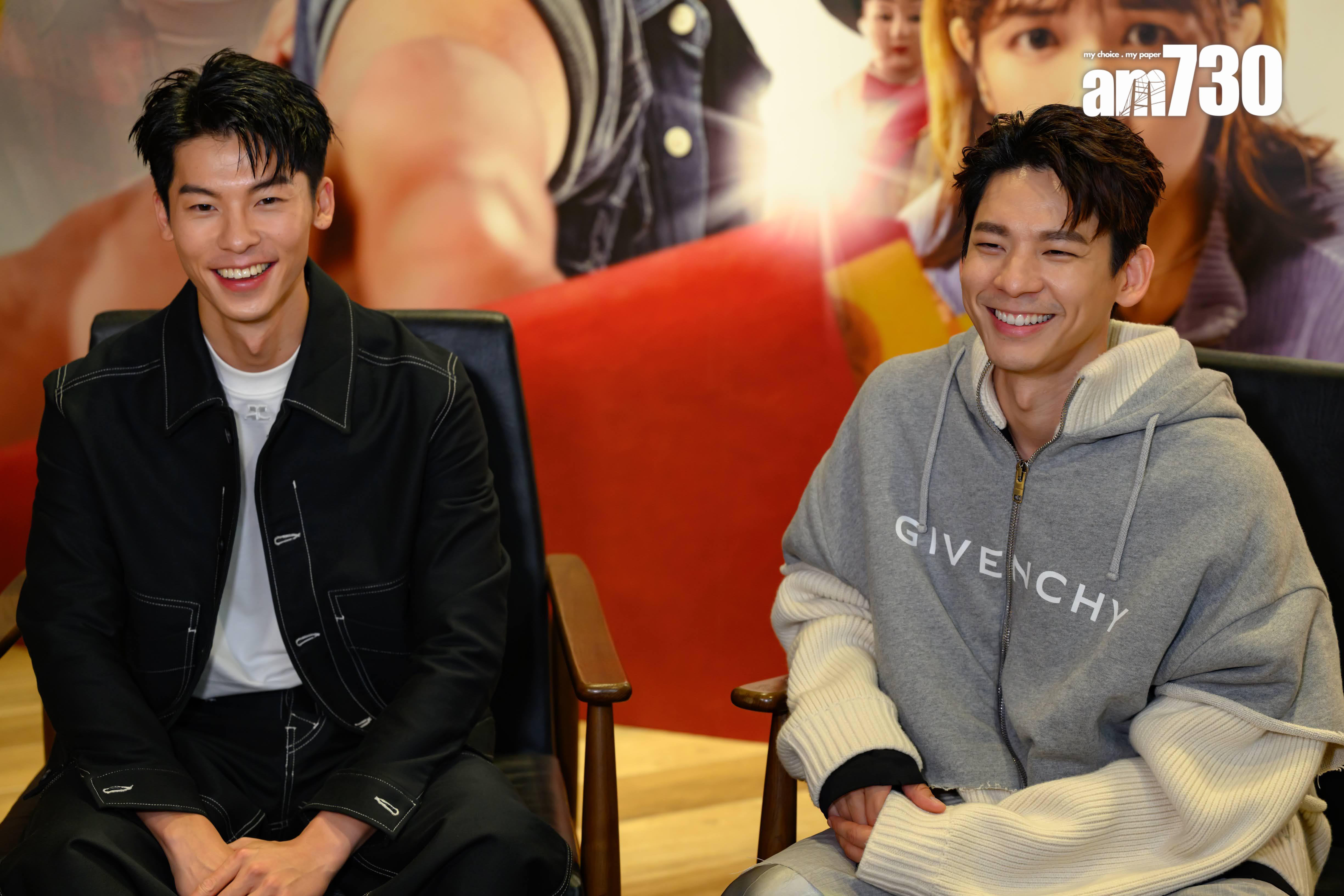 許光漢與林柏宏在《關於我和鬼變成家人的那件事》合作,被封為「鬼家人CP」。(娛樂組攝)