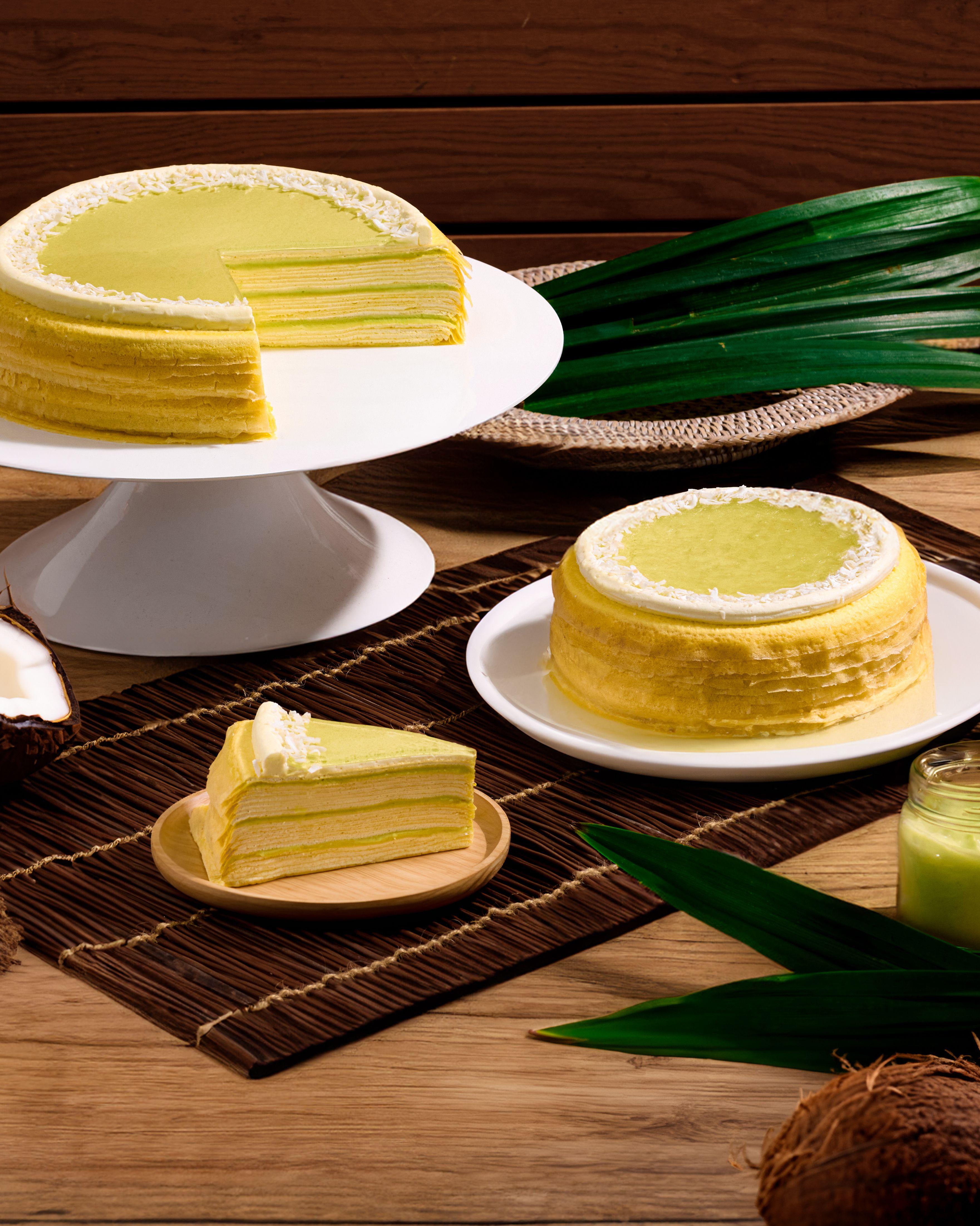 斑蘭千層蛋糕價錢:原個6吋蛋糕(香港$510,澳門MOP$560)原個9吋蛋糕(香港$780,澳門MOP$880)