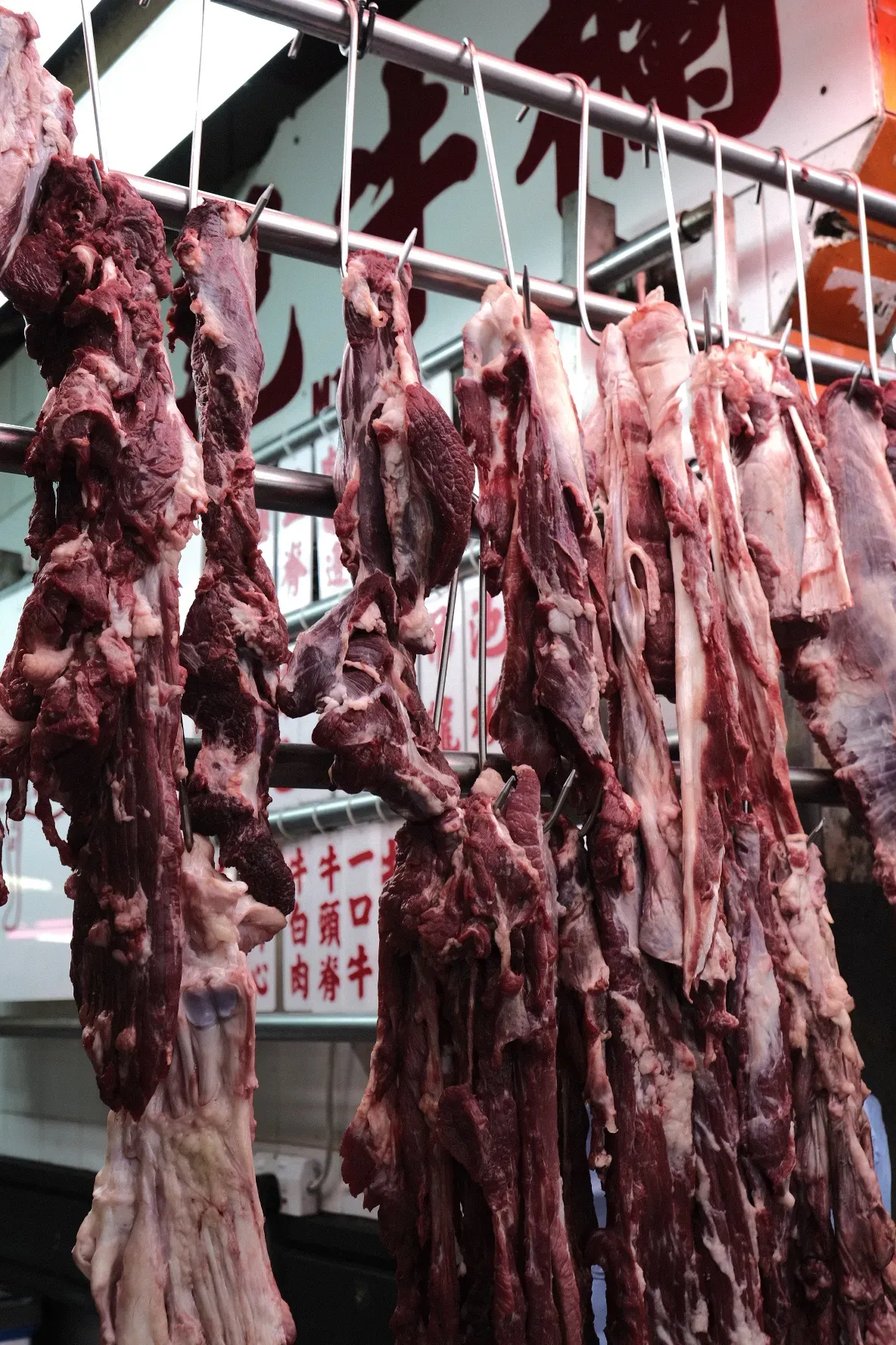 荃灣楊屋道街市60年歷史兆記肥牛替他們留起牛脂肪。(Jacky提供相片)