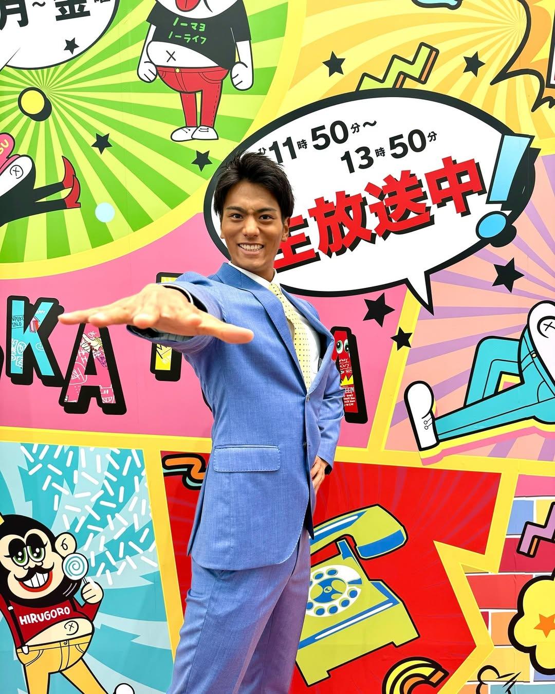 富士電視台主播山本賢太被視為男神級。