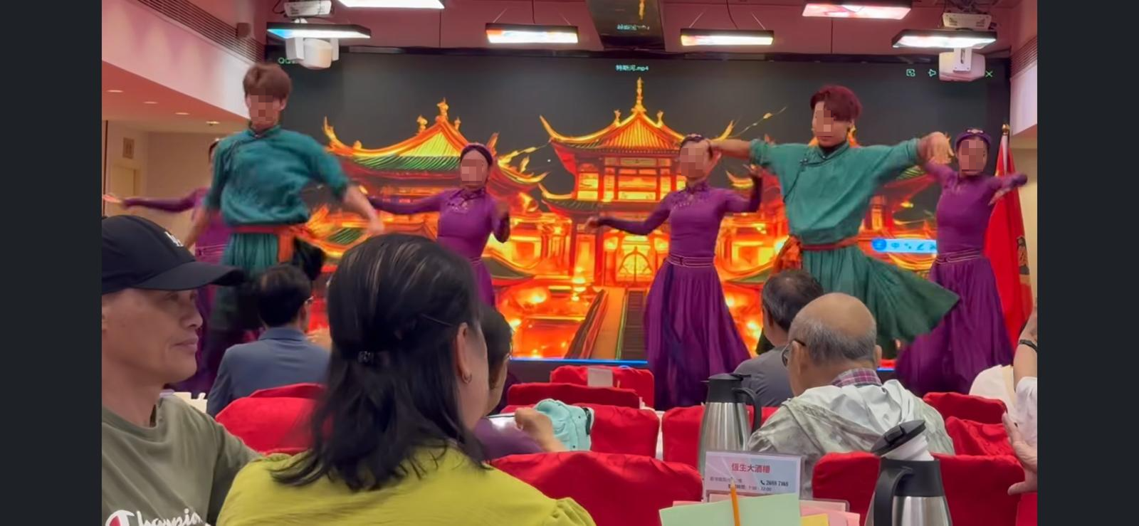 觀塘一間新開張酒樓,以蒙古舞表演吸客,被笑指「好似回到7 /80年代的香港」。