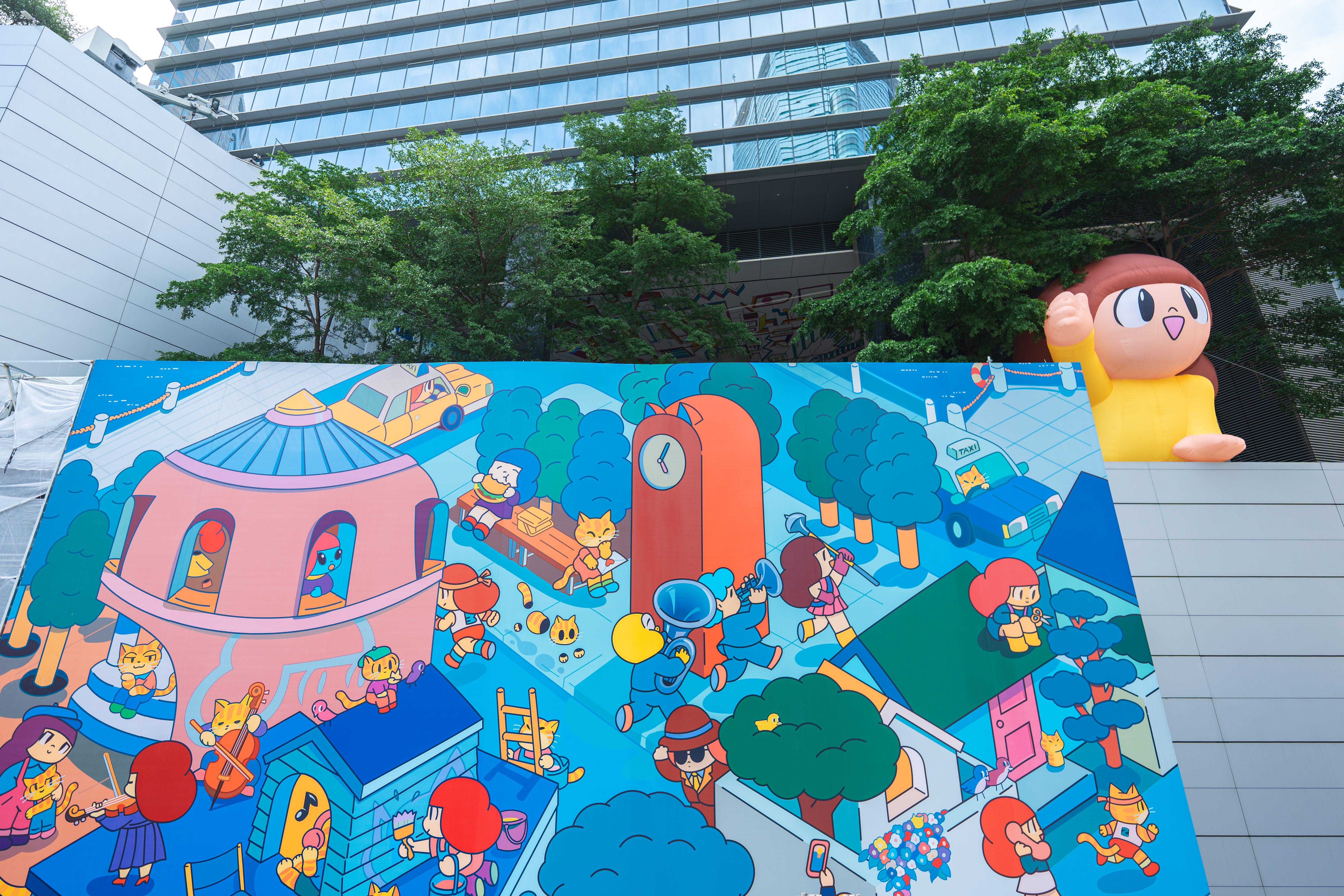 8米高「巨型Mamuang充氣裝置」