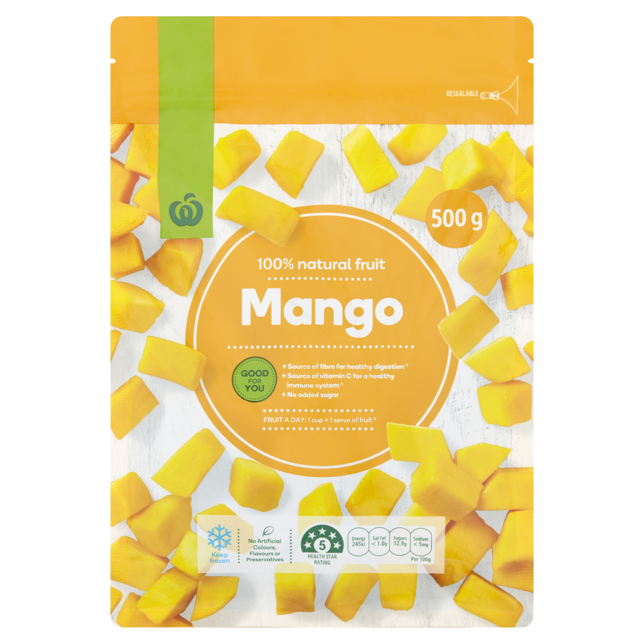 急凍芒果500克 2包折實價$119