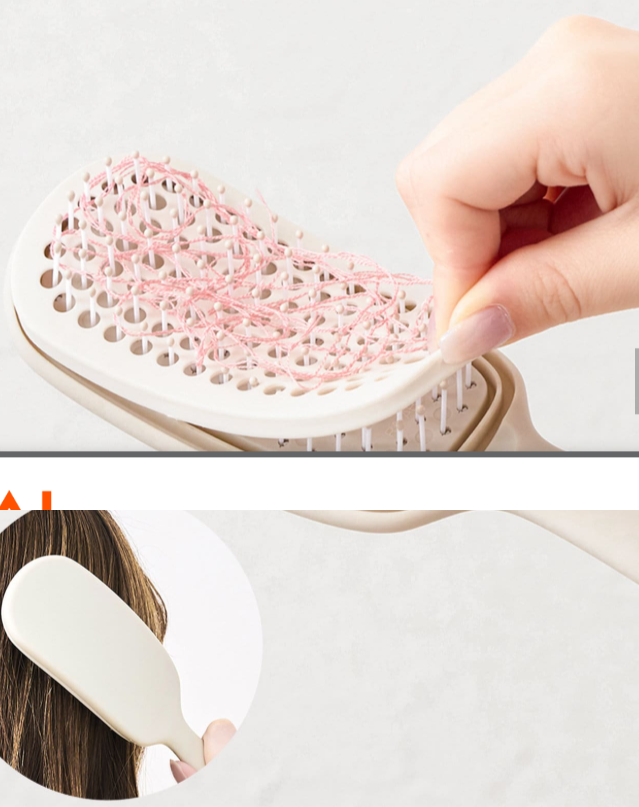 易於清潔的髮刷 日本參考售價:¥550 香港售價:$30