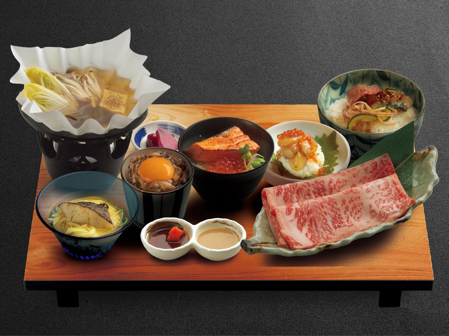 海鮮拼和牛御膳$298