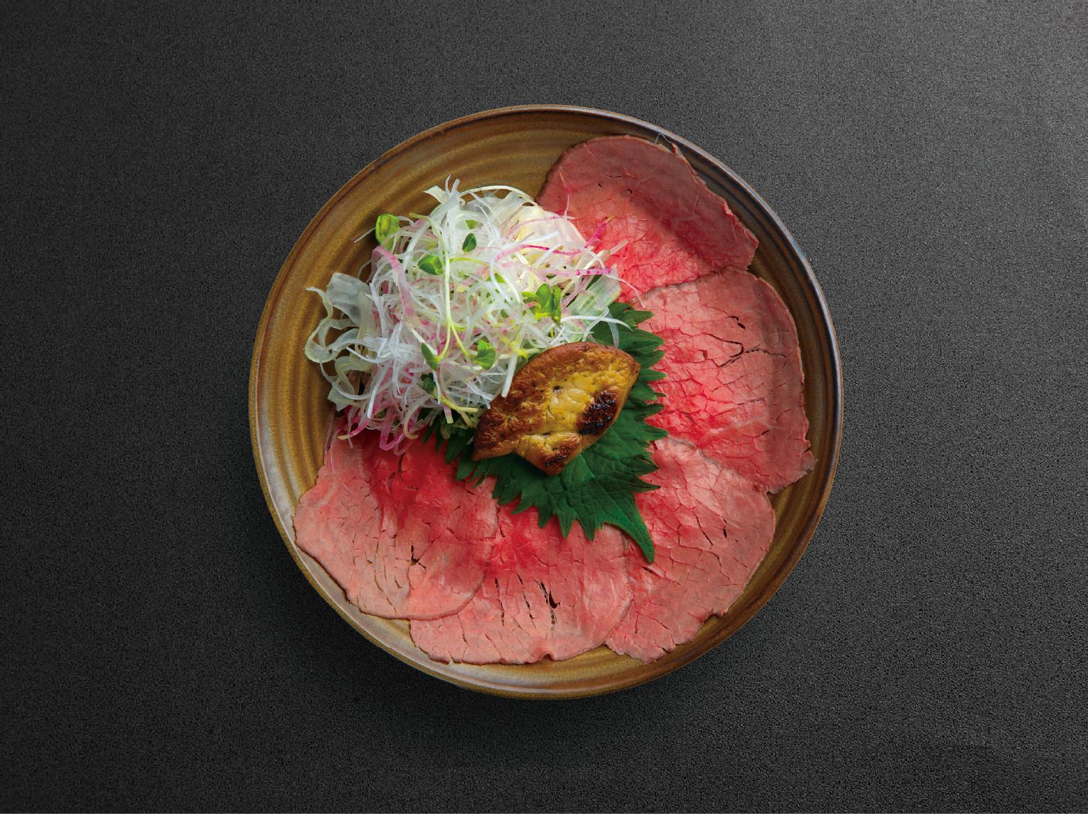 香煎鵝肝慢煮和牛丼飯 $138