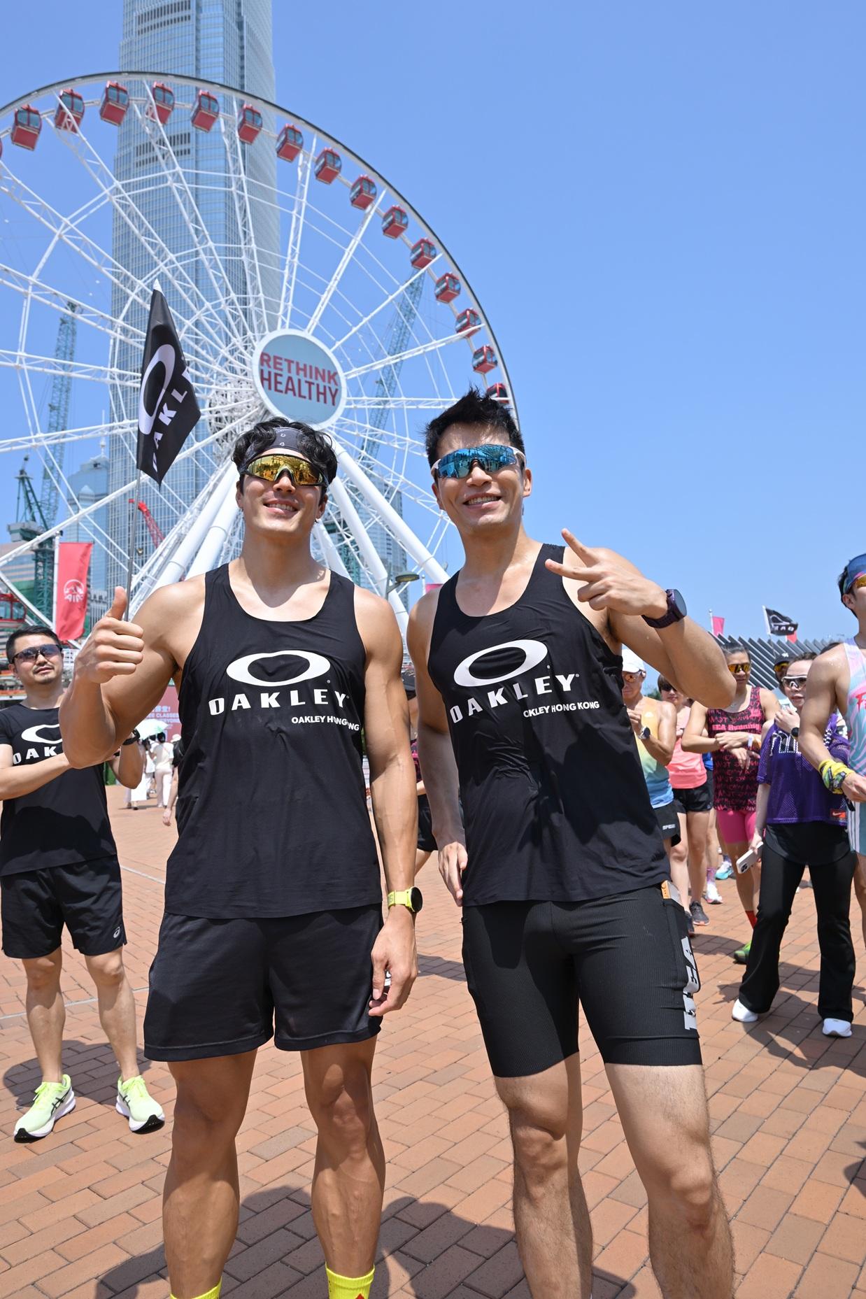 李載允Peter與許家傑Jack一同出席跑步活動。