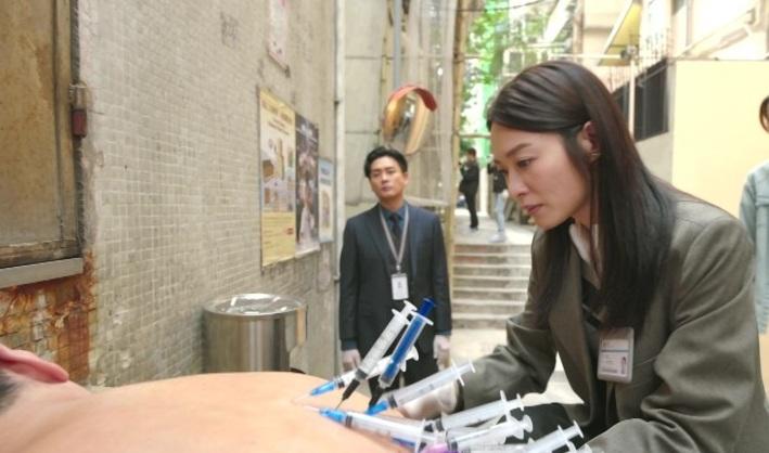 黃宗澤與蔡潔在《法證先鋒VI:倖存者的救贖》合作。