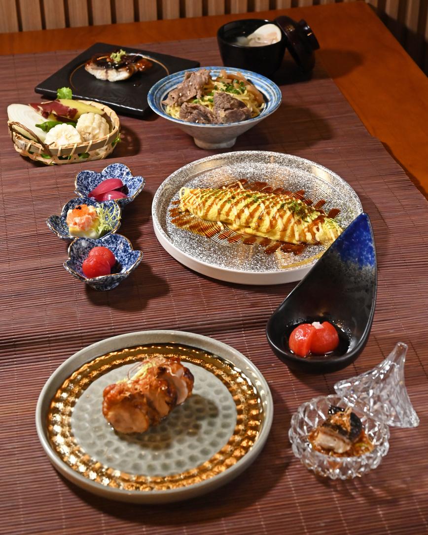 海16品($480/位)包括和牛他他、A5宮崎牛(肩口肉、前腿肉、五花腩、內後腿肉)、烤鰻魚、和牛餃子、一之藏牛骨湯拉麵等。