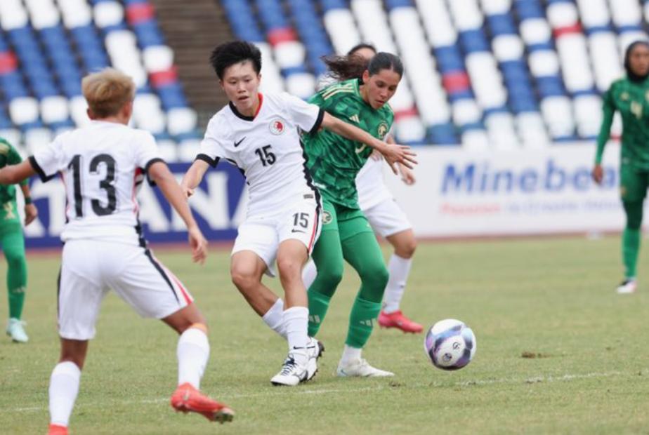 香港女足1:0擊敗沙特阿拉伯。(亞洲足協官網)