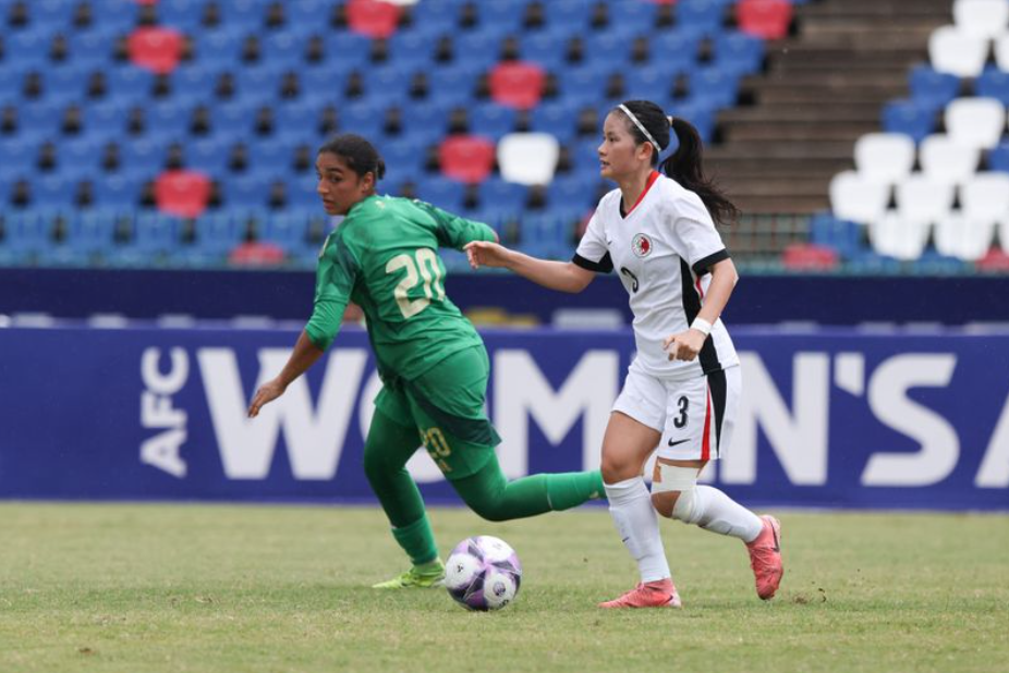 香港女足1:0擊敗沙特阿拉伯。(亞洲足協官網)