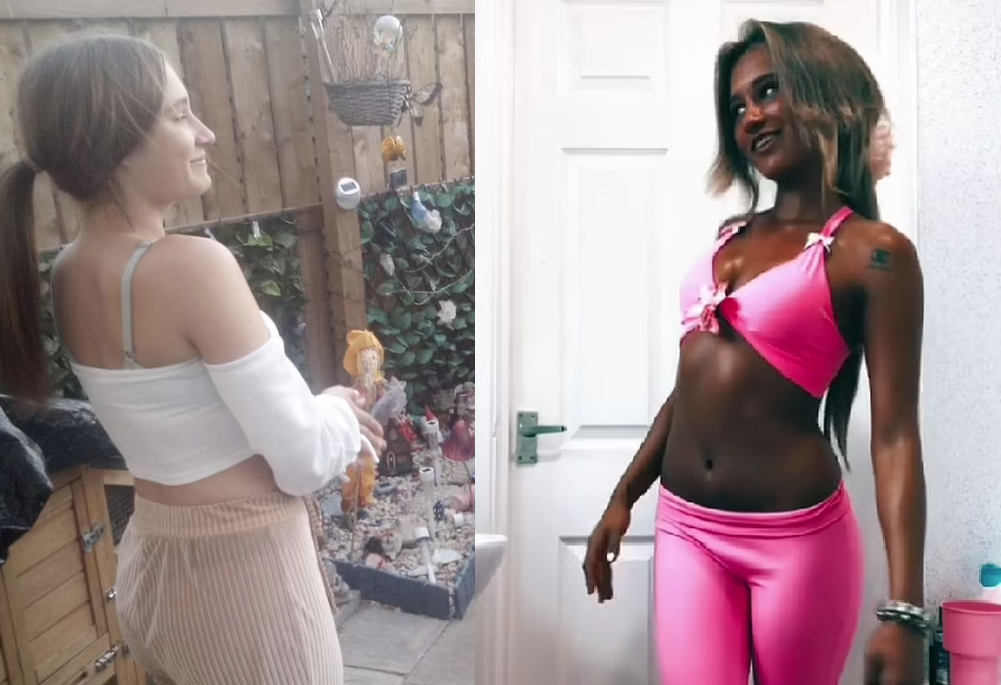 曾經皮膚白皙的布萊恩,如今已成「黑炭頭」。(互聯網)