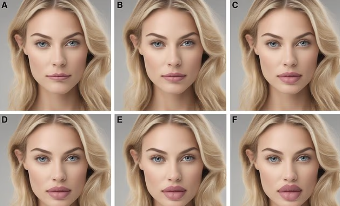 在涉及上下唇的厚度比例的不同唇形中,最高分的則是「B」。(互聯網)