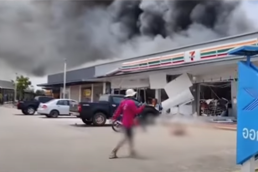 泰柬衝突|炮彈擊中泰國加油站便利店最少7死 母子遺體緊緊相擁