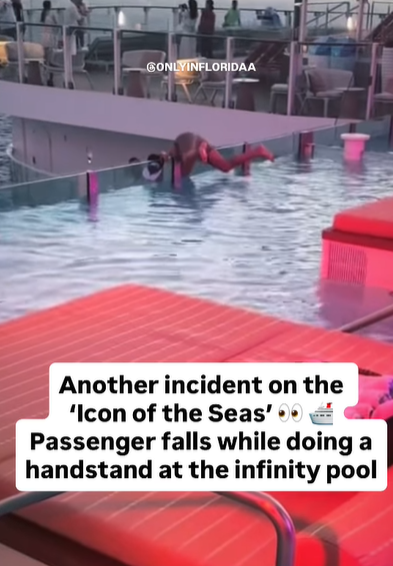 男子墮下一刻。(互聯網)