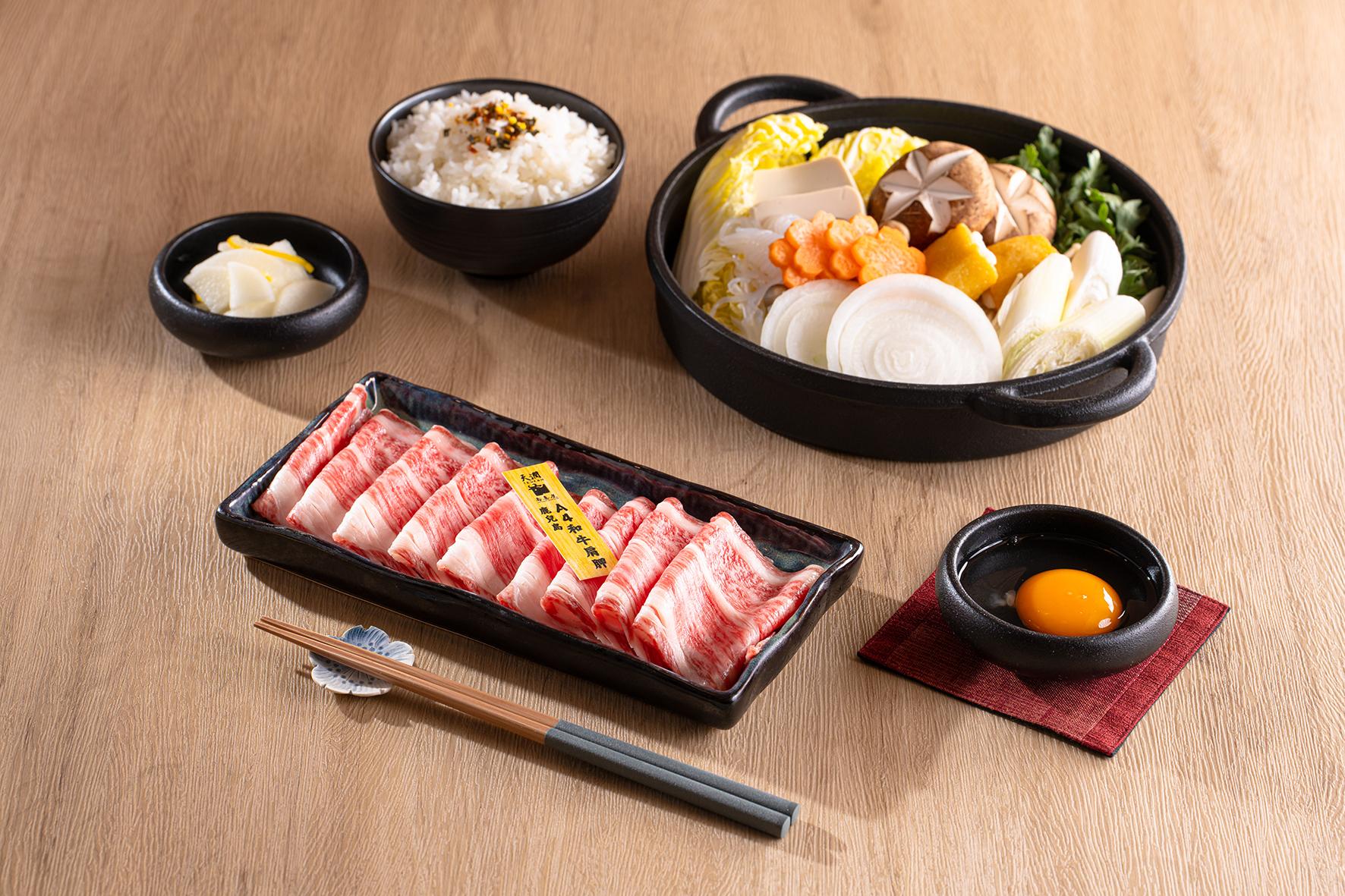 鹿兒島 A4 黑毛和牛肩胛套餐 130g $188;180g $238