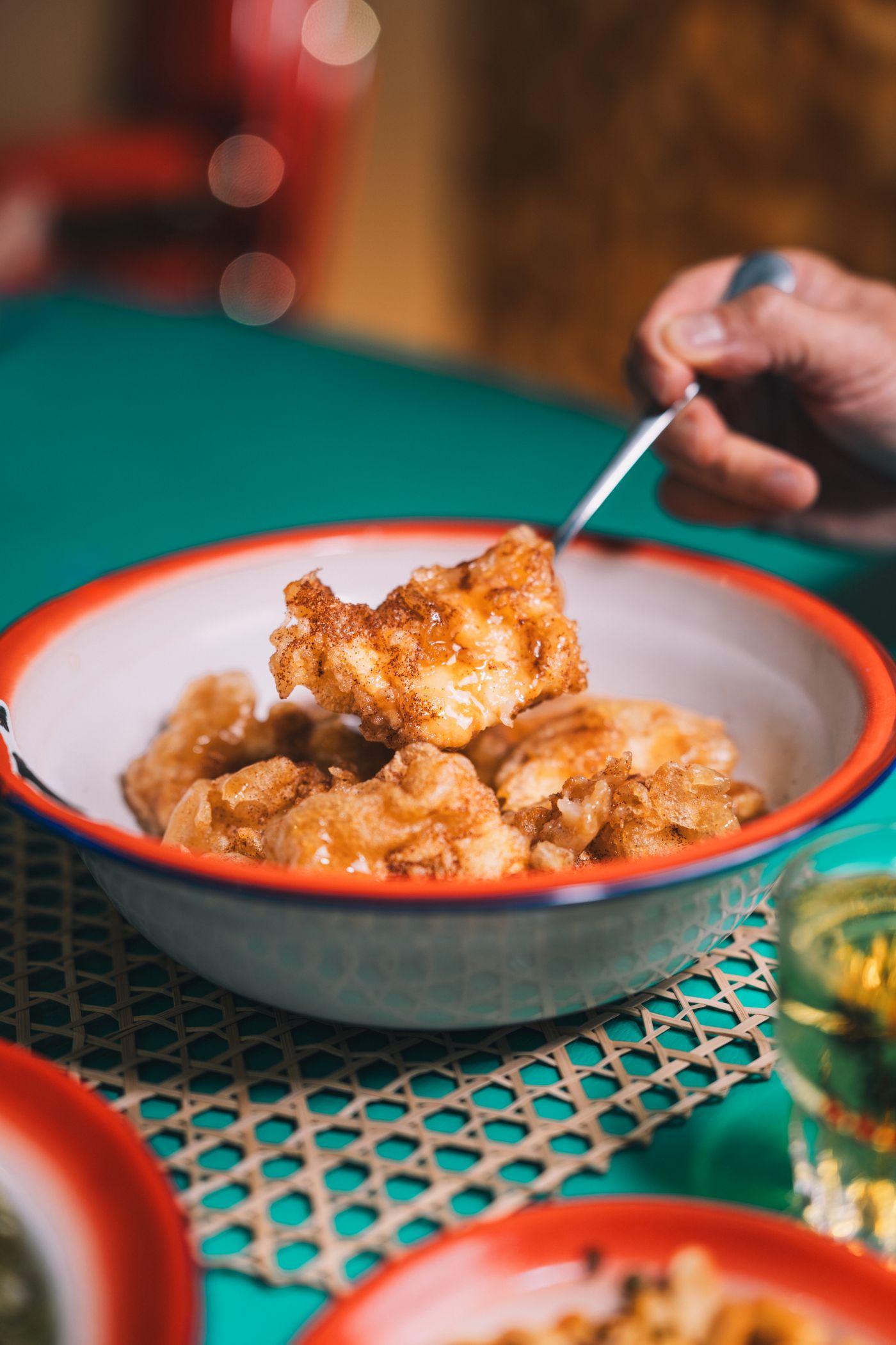 鍋塔蝦籽豆腐$128