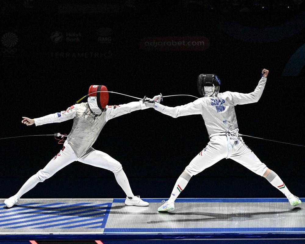 蔡俊彥以15:9擊敗俄羅斯劍手Kirill Borodachev。(FIE)