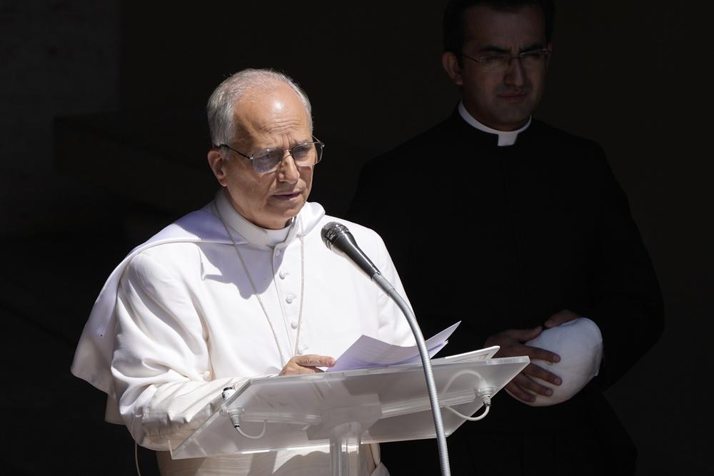 教宗譴責加沙戰爭野蠻,呼籲停火。(AP)