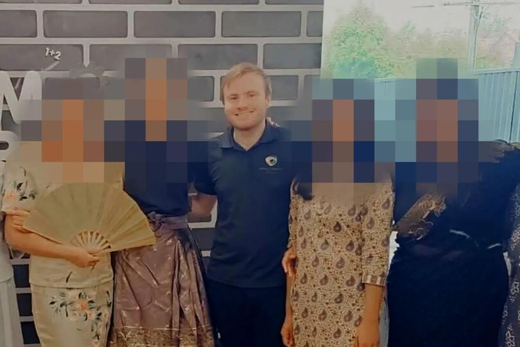 Joshua Brown被控於2022年4月至2023年1月間性侵至少8名幼童。(X)