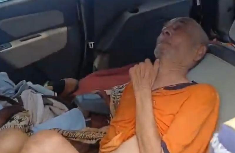 Tandale被發現時面露痛苦、呼吸困難,幸給路過民眾發現異狀。(X)