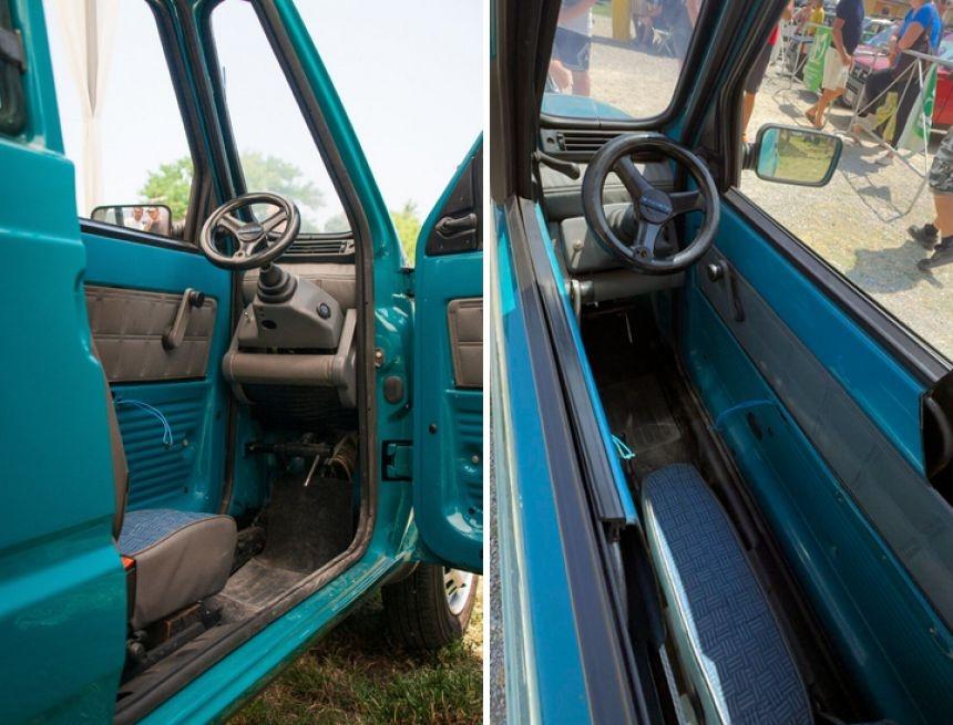 車內空間僅夠容納司機。(X)