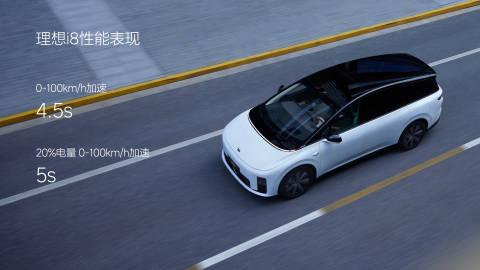 理想發布首款家庭六座位純電SUV「i8」,售價低於預先公布的價格。(理想微博圖)