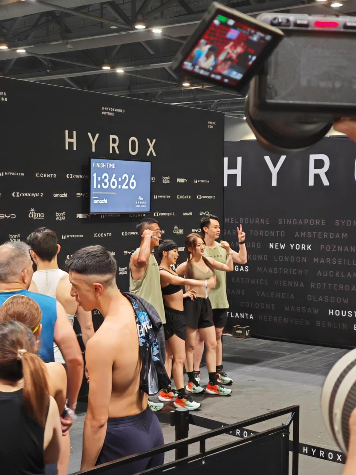 Lolly Talk成員MeiMei與Ah Yo變大隻妹參加HYROX。