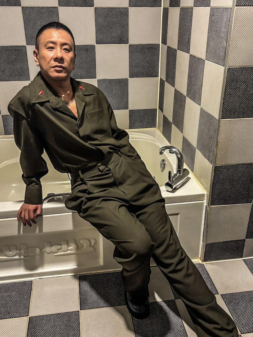 朱栢康五天行程工作之餘,趁機品嚐當地美食,遊覽夜市等,給自己充電。