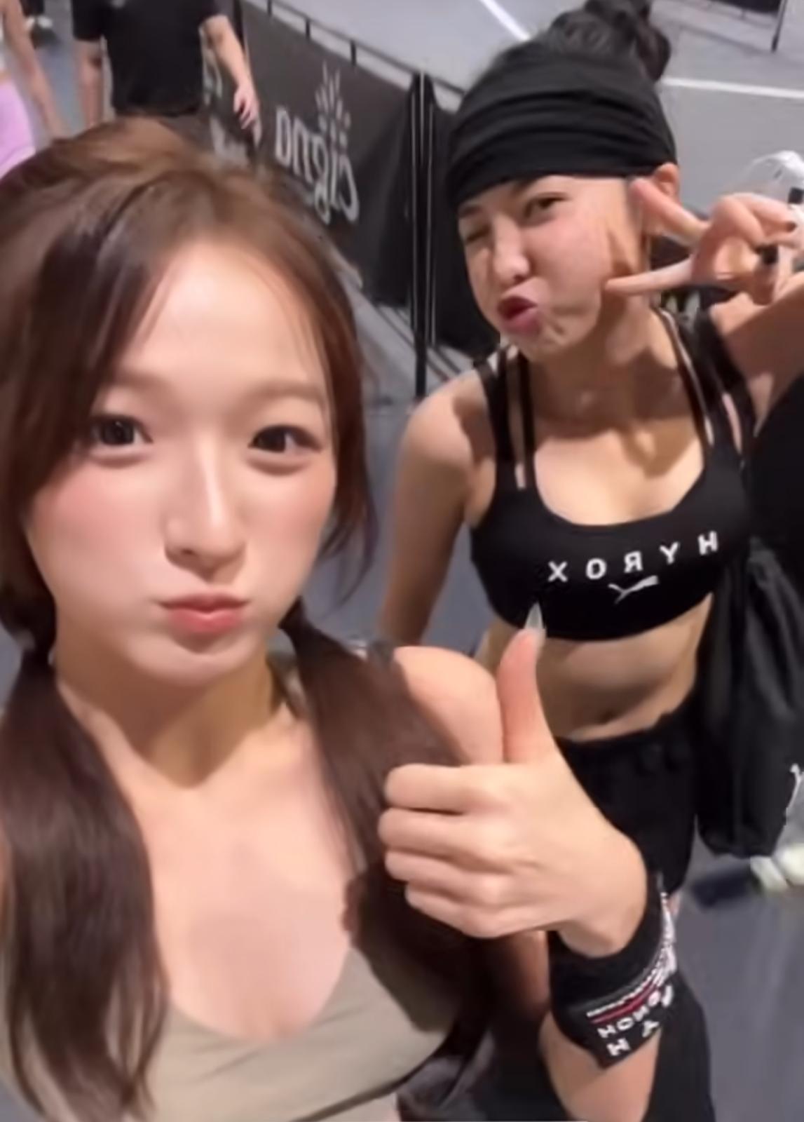 Lolly Talk成員MeiMei與Ah Yo變大隻妹參加HYROX。