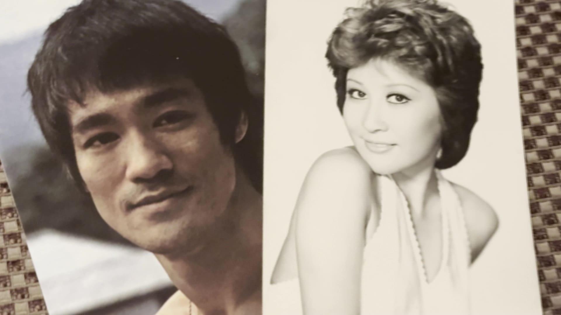 丁珮與李小龍資料圖片及昔日剪報。