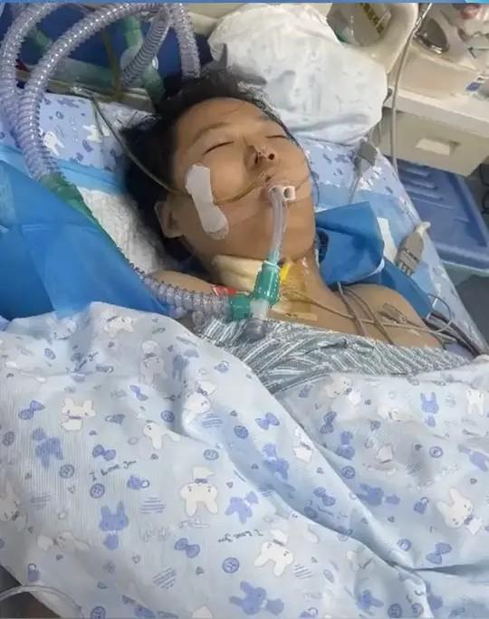 河南平頂山18歲女學生蔣晨楠,因心肌炎一度昏迷8日。