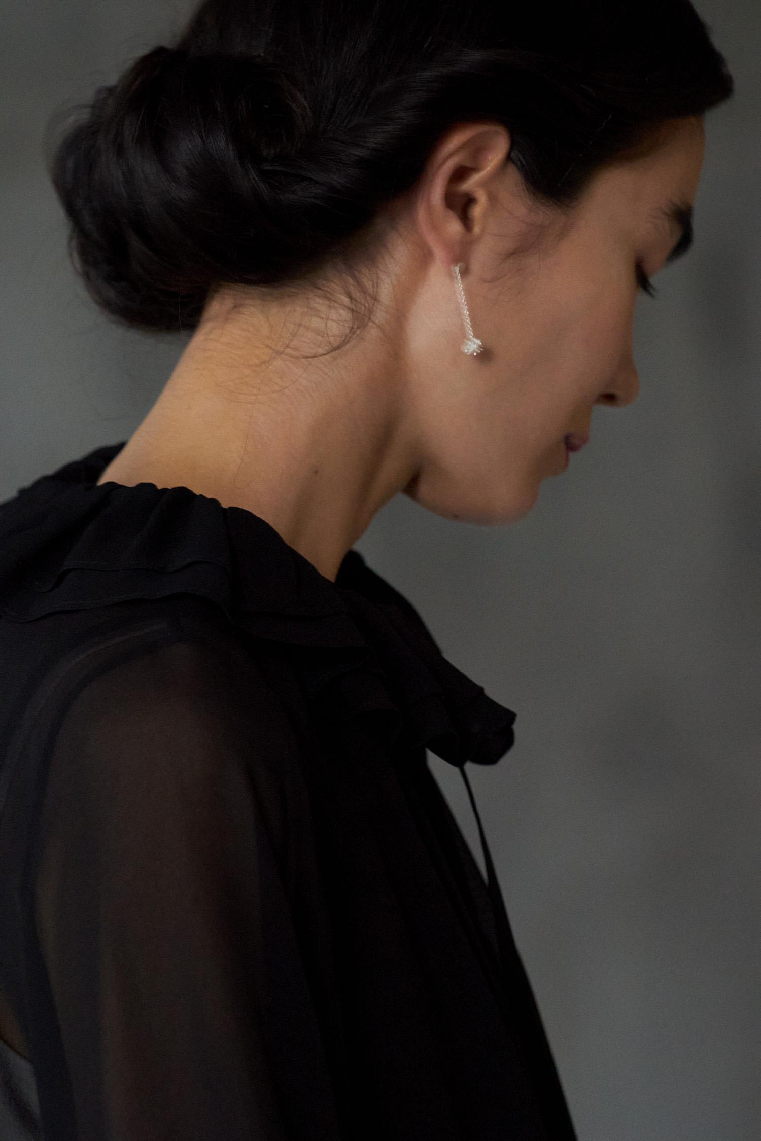 珍珠銀耳環 $2,995