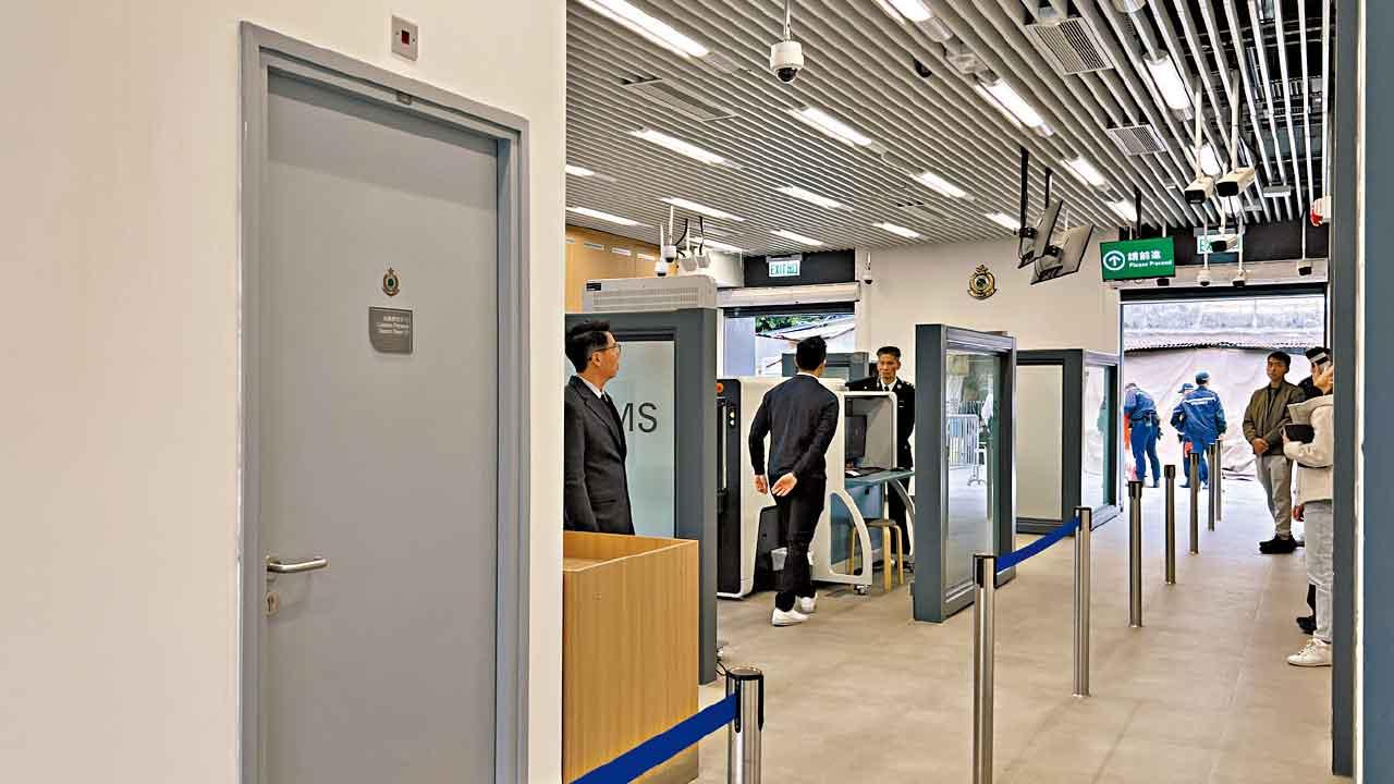 沙頭角中英街檢查站已啟用人面識別「無感通道」。