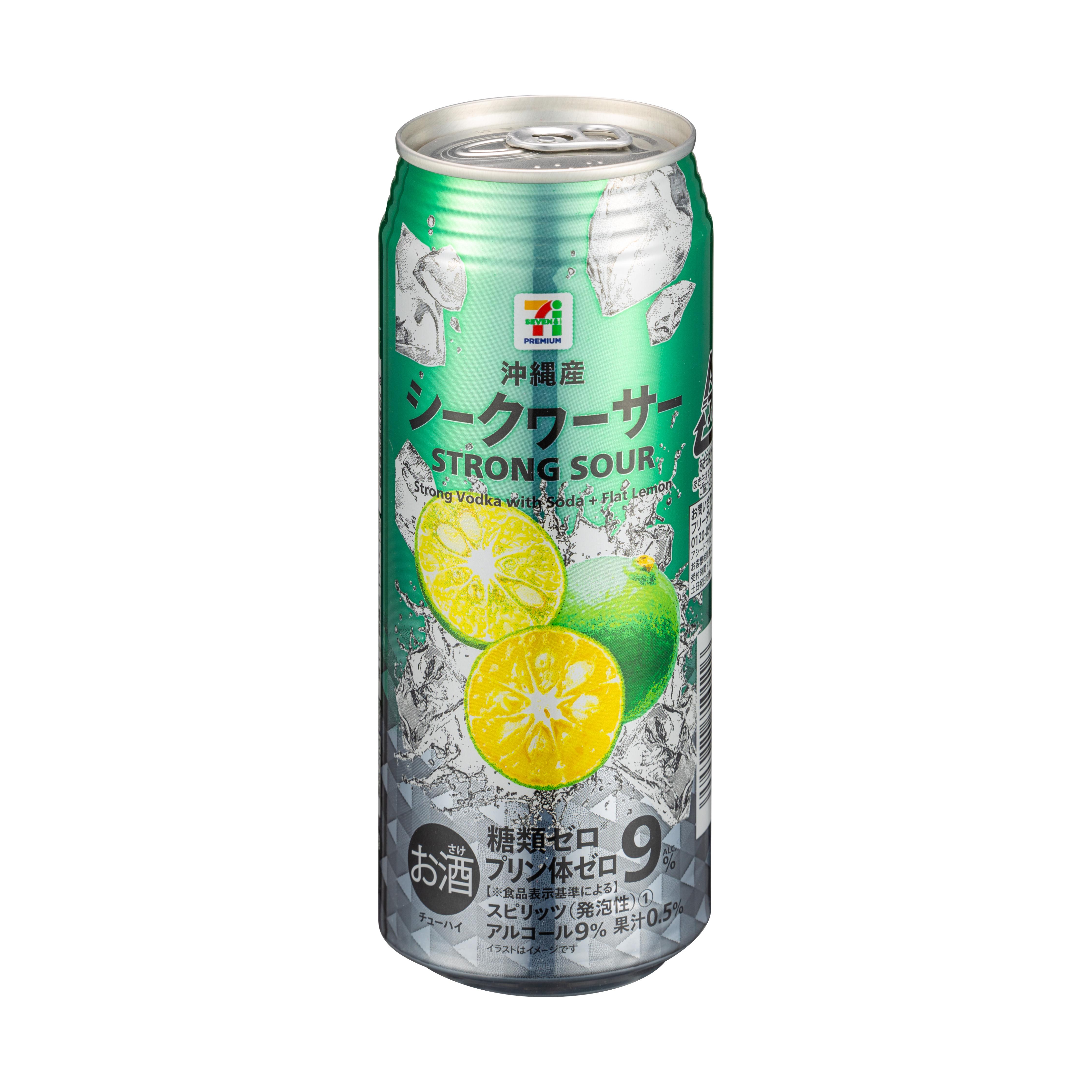 7PREMIUM 巨峰提子 / 桃味 / 柑橘 / 葡萄柚 / 檸檬味雞尾酒 500 毫升 (以 2,200 yuu 積分+$1 兌換,即 $12 / 罐)