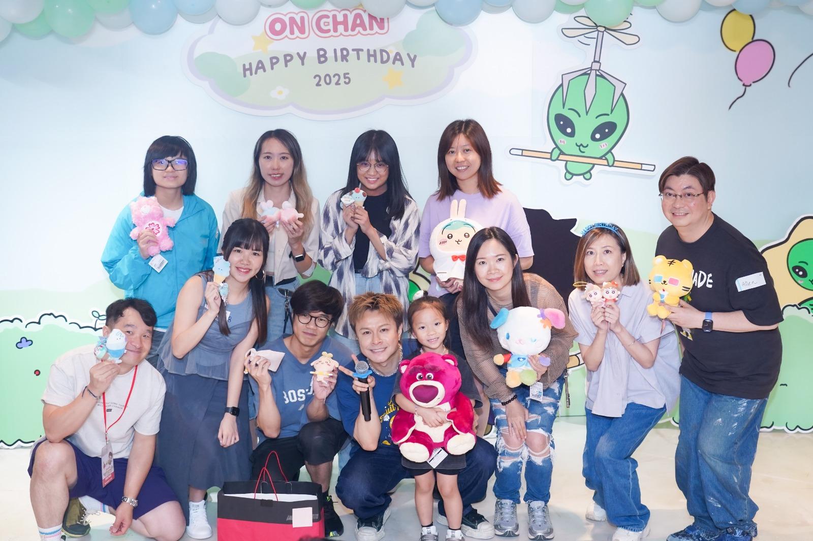 陳健安38歲生日,特別與歌迷聚會。 願望盡快舉行個唱