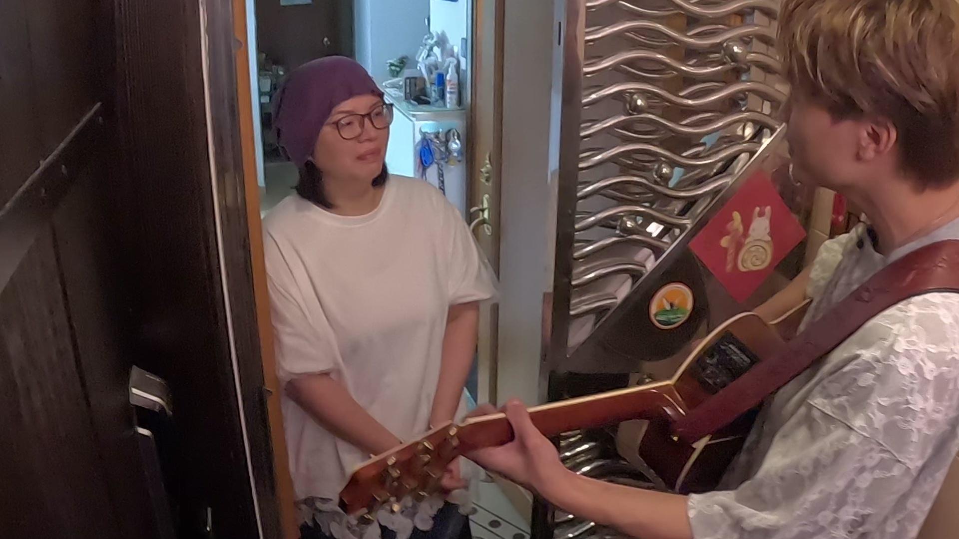 黃劍文上患有腦病觀眾屋企獻唱《我們都是這樣長大的》。