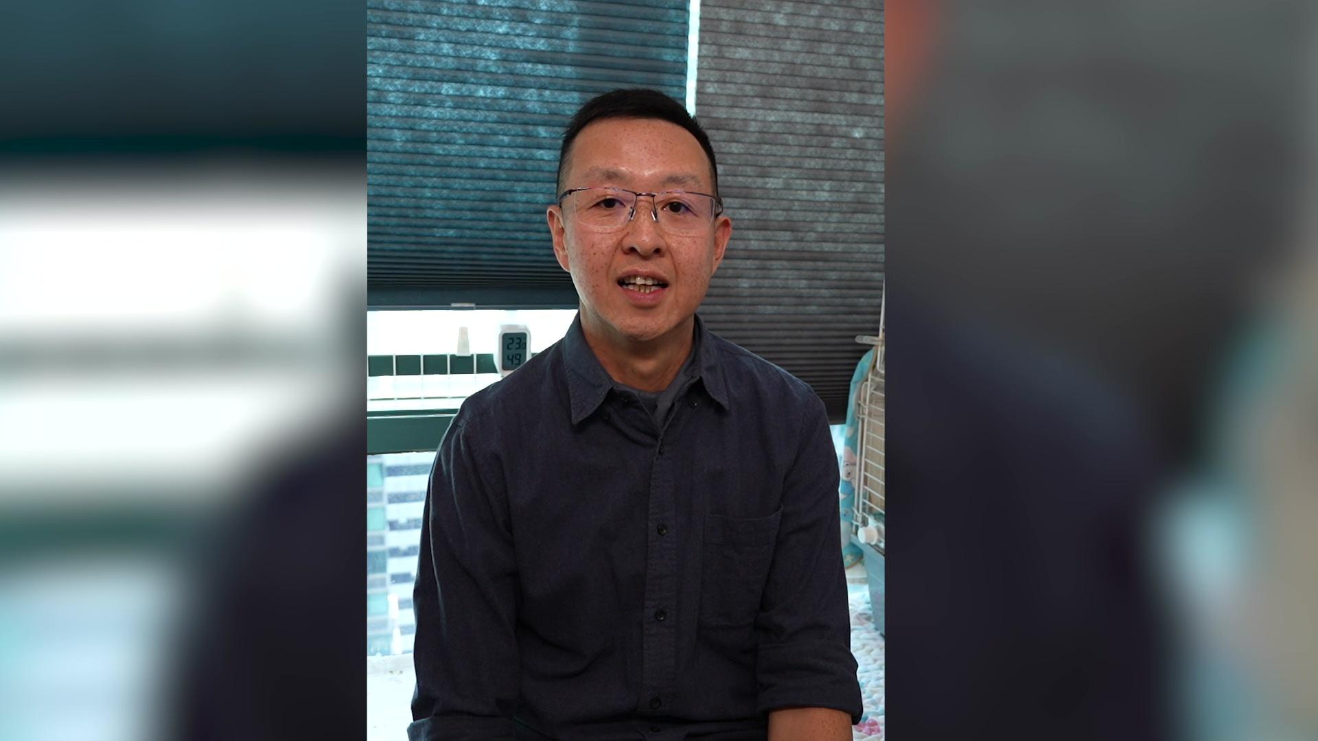 黃劍文去一位患有腦病女士Yoyo屋企,幫他的老公David傳遞心意。