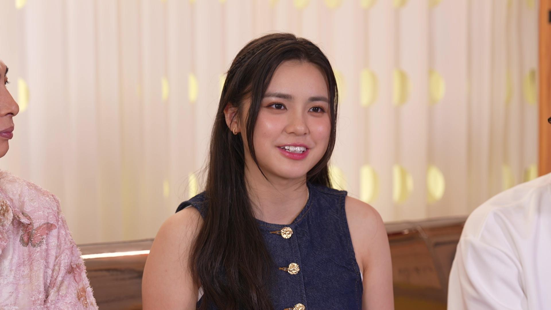 姚卓菲被問失戀經驗展現謎之微笑。