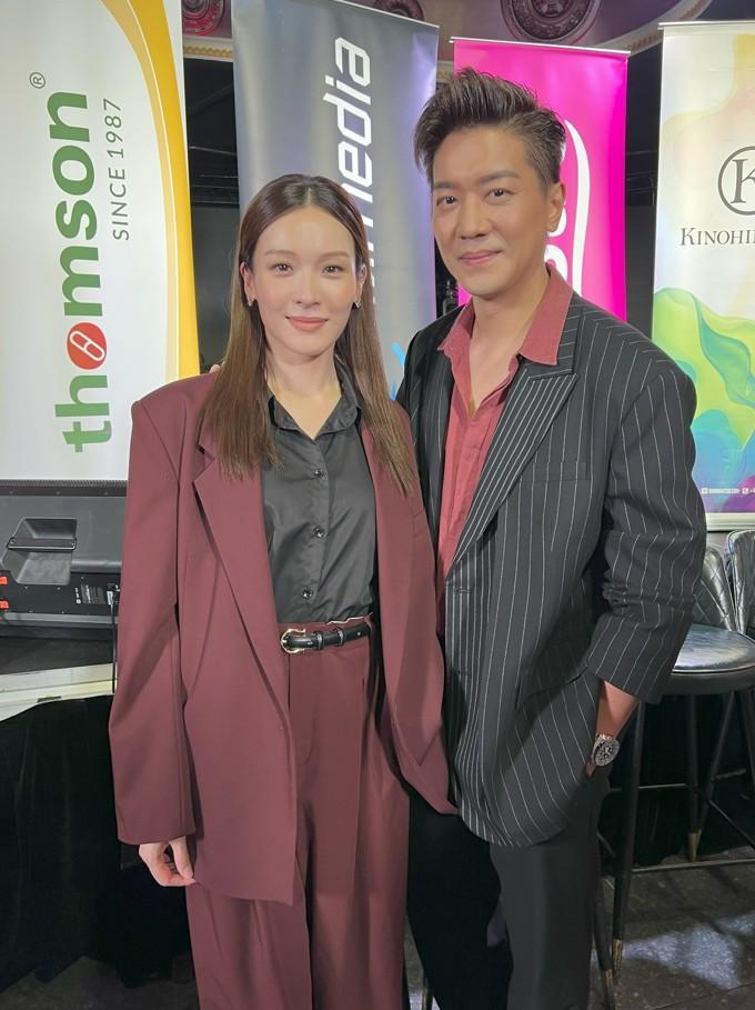 黎諾懿和李佳芯日前出席劇集拜神儀式求順利。