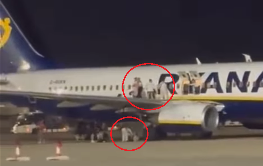 瑞安航空起火警報誤鳴 乘客機翼跳下18傷部分人骨折(有片)