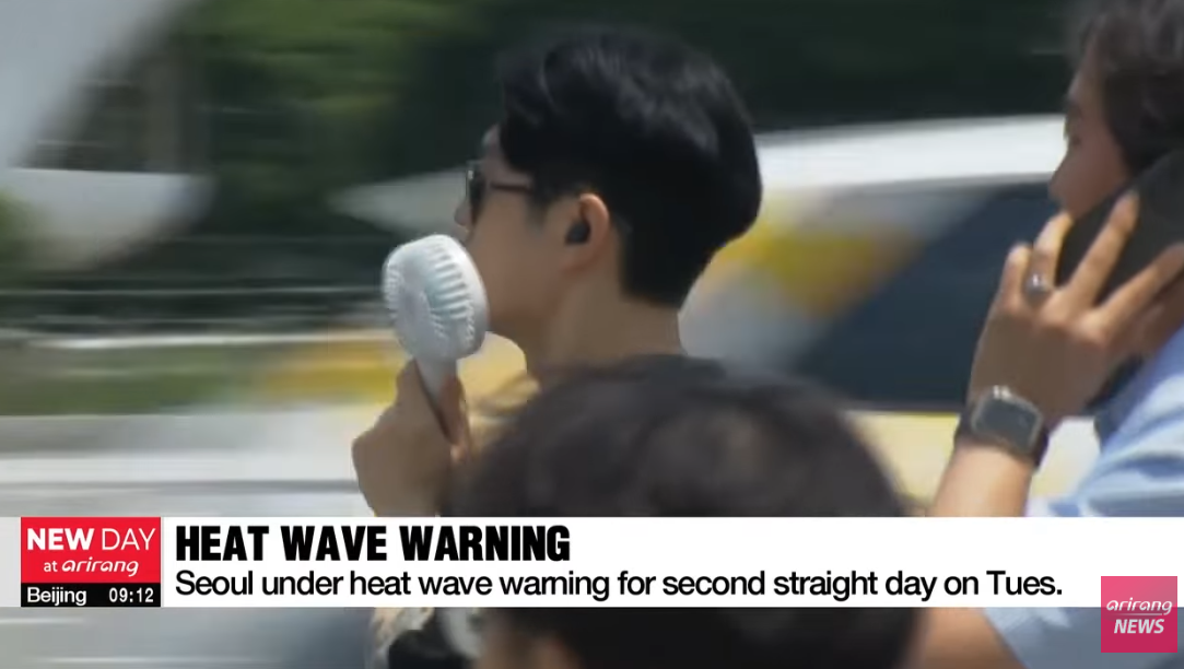 南韓熱浪7月氣溫首破40度首爾37.8度創紀錄 累計7死977人送醫馬路熱溶