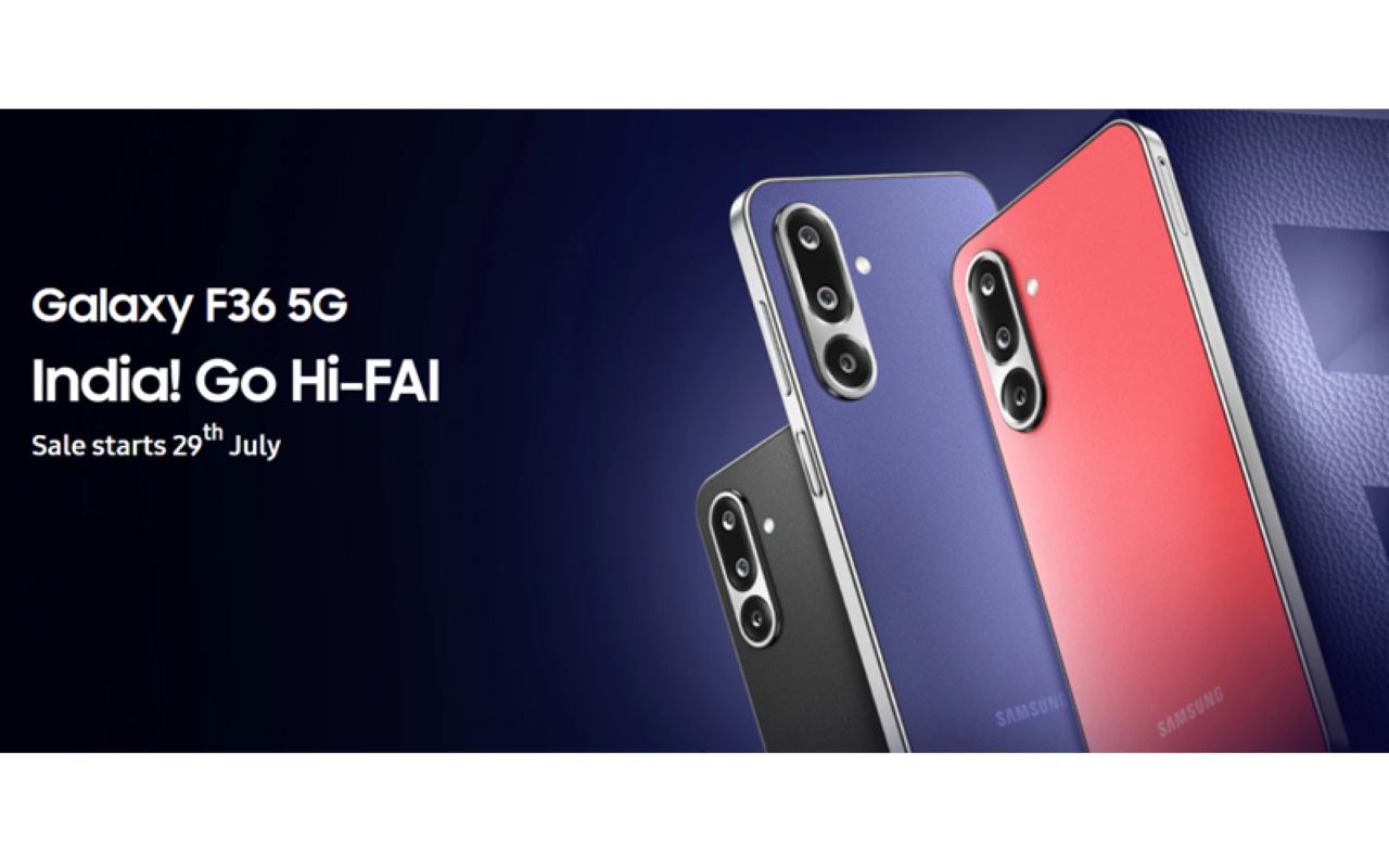 SAMSUNG Galaxy F36 5G低調發表 配備120Hz AMOLED螢幕與大容量電池