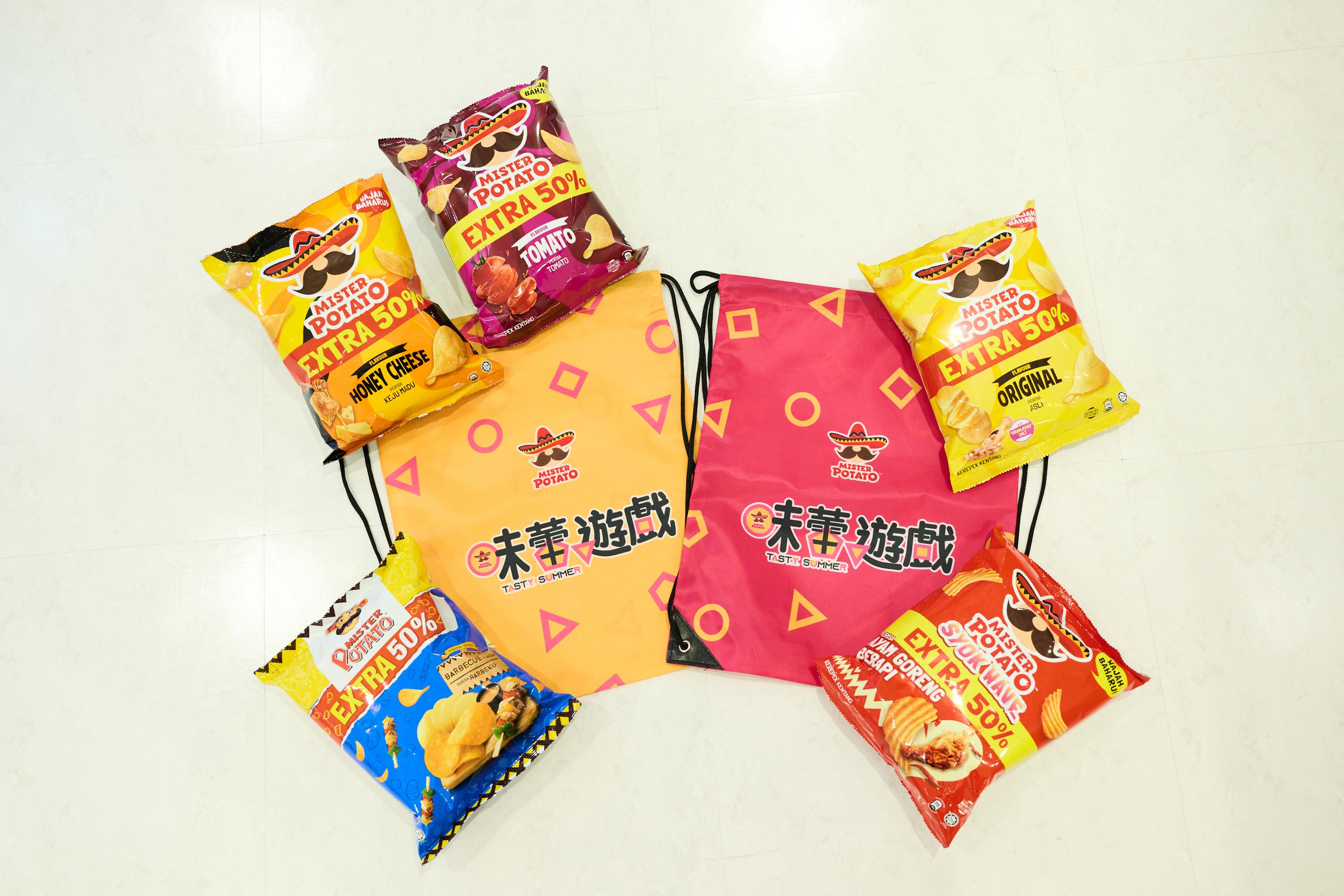Mister Potato攜手Namco推出5款口味薯片