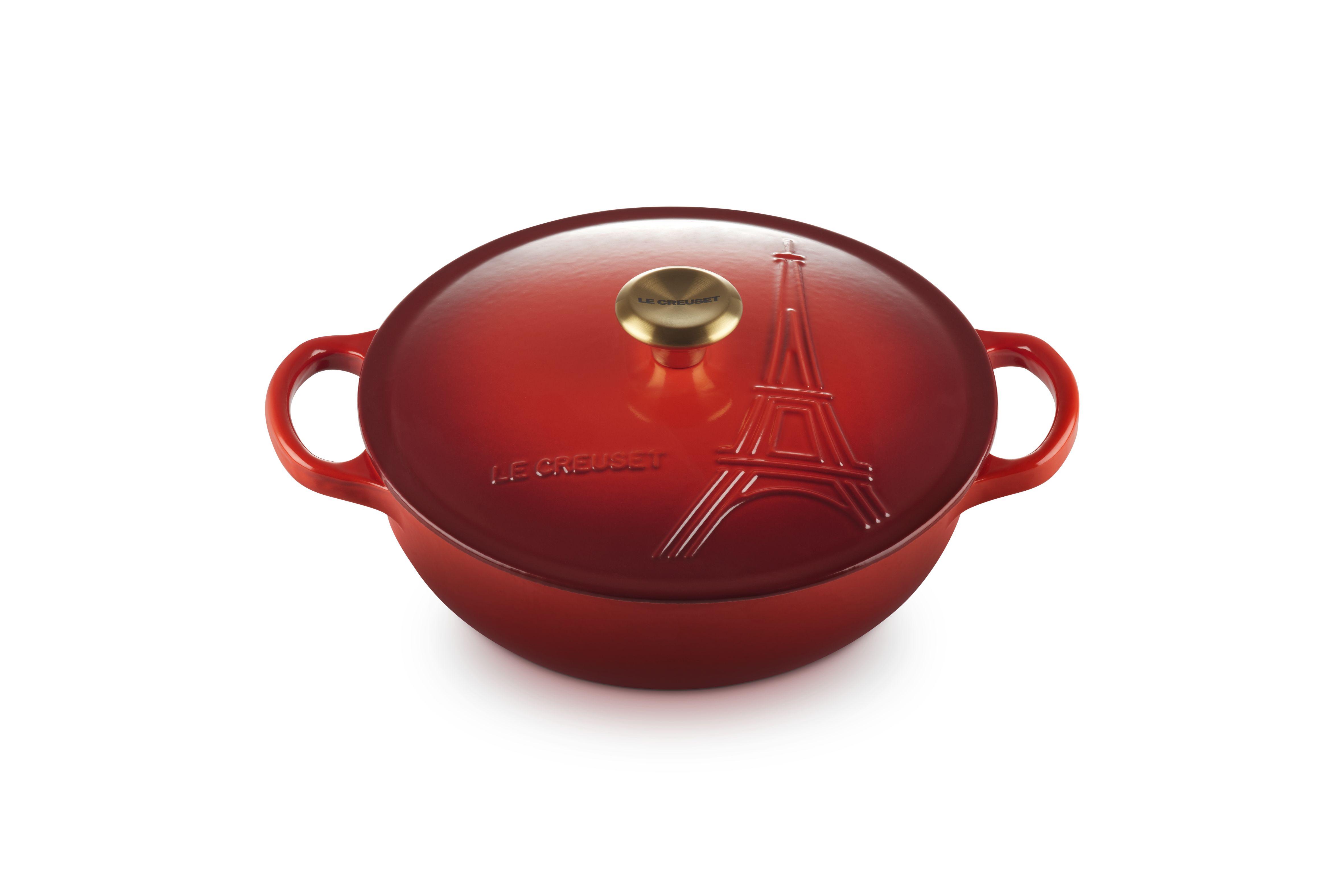 巴黎鐵塔系列圓形琺瑯鑄鐵鍋 22厘米 (各款) $1690/件