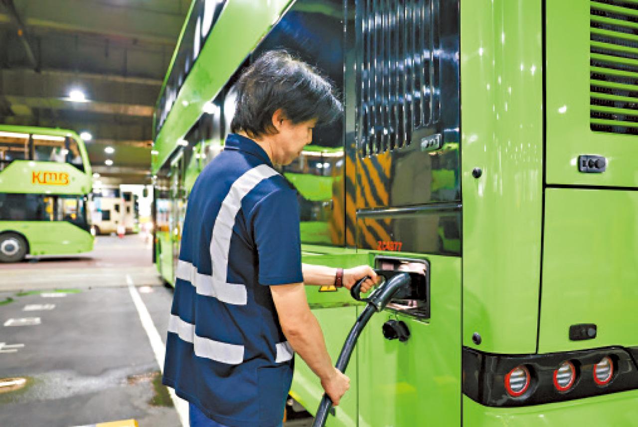 九巴 充車泊位