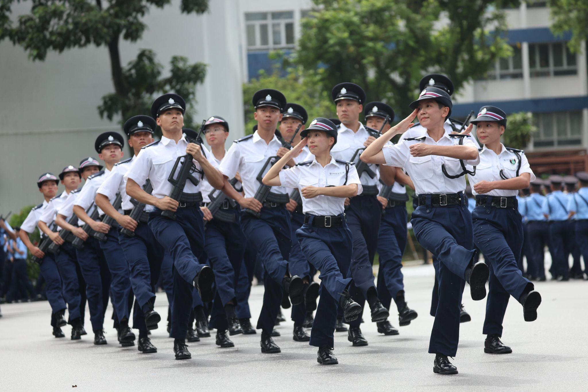 警察學院結業會操今早舉行