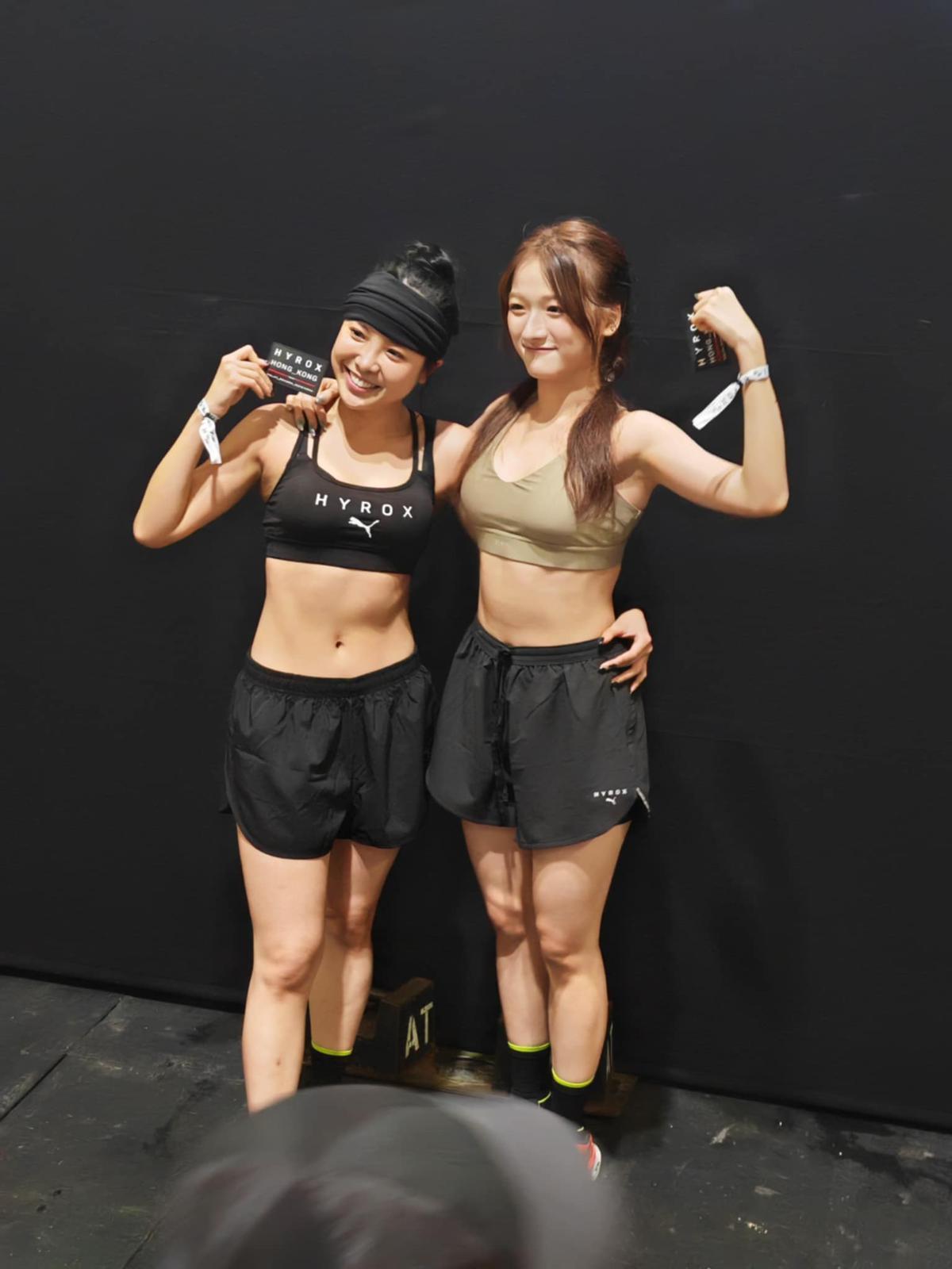 Lolly Talk成員MeiMei與Ah Yo變大隻妹參加HYROX。