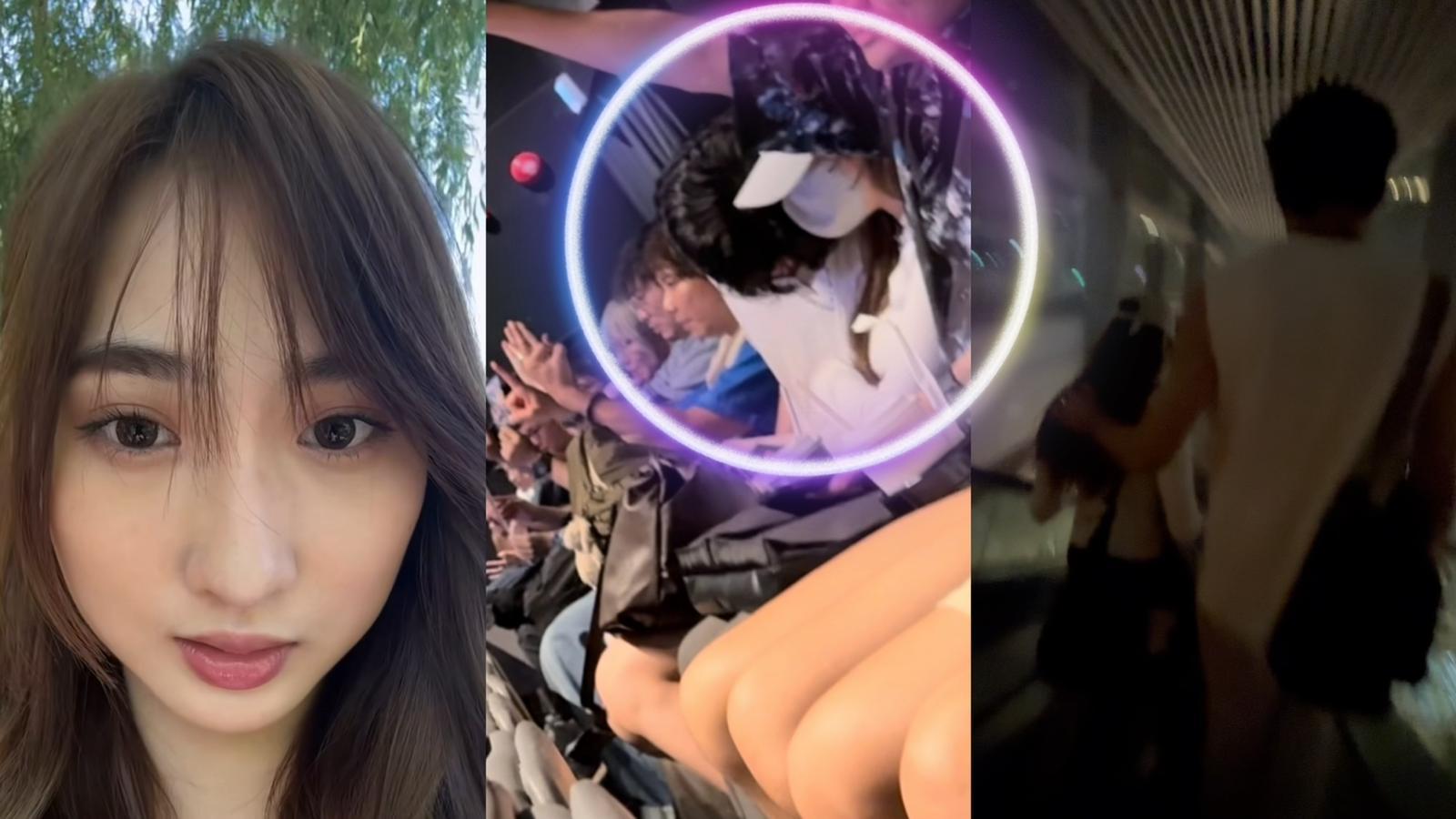 鍾柔美約男同學睇戲,但卻否認是情侶關係。